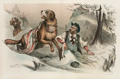 Hilfe naht von Louis Dalrymple