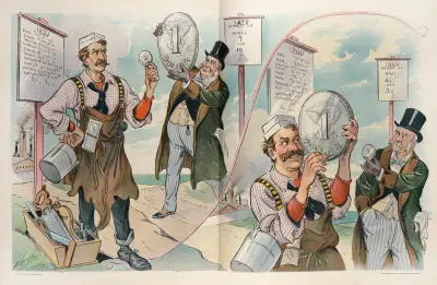 Die Evolution des Dollars von Louis Dalrymple