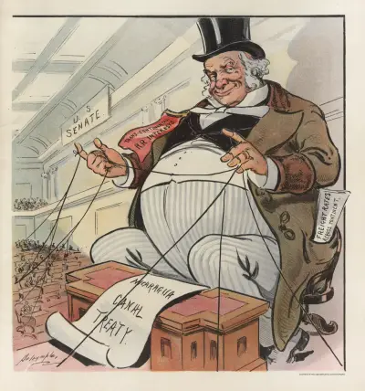 Der alte Feind des Kanals auf seinen alten Tricks von Louis Dalrymple