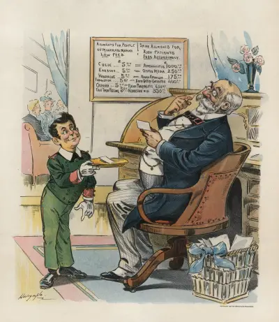 Der Arzt der Epoche von Louis Dalrymple