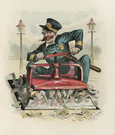 Die Polizeiversion davon von Louis Dalrymple