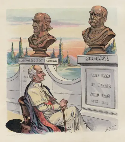 Die drei „alten Staatsmänner“ von Louis Dalrymple