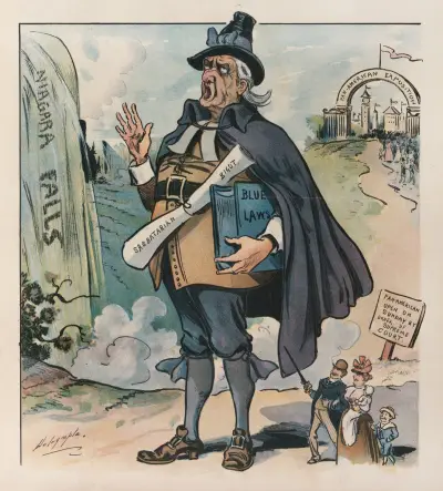 Zwei Dinge, mit denen er am Sonntag nicht aufhören kann von Louis Dalrymple