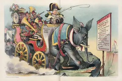 W-h-o-a!!! von Louis Dalrymple
