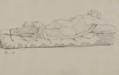 Hermafrodit av Jacques Louis David