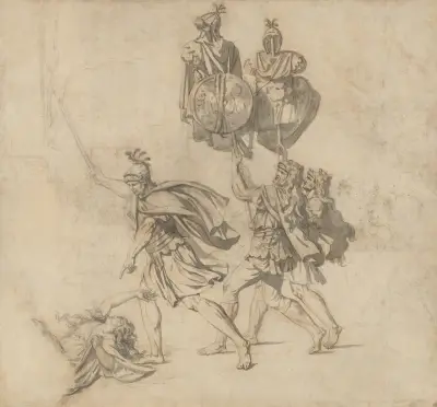 Camillas död av Jacques Louis David
