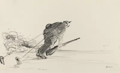7me 1914 av Jean-Louis Forain