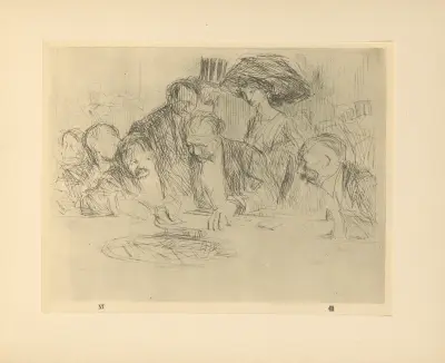 Vid spelbordet av Jean-Louis Forain