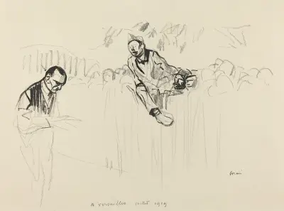 I Versailles i juli 1919 av Jean-Louis Forain