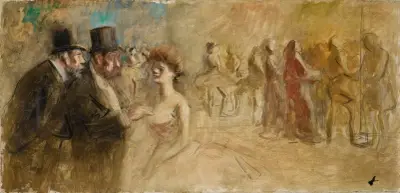 Efter dansen av Jean-Louis Forain
