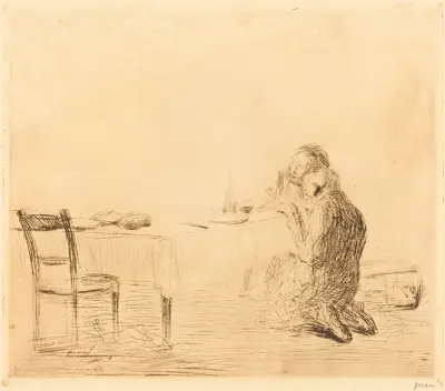 Efter visionen (andra plåten) av Jean-Louis Forain