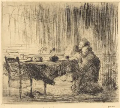Efter synen (andra plåten) av Jean-Louis Forain