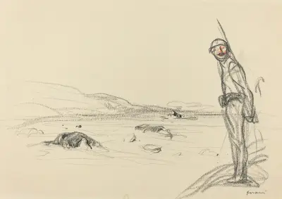 Längs Marne av Jean-Louis Forain