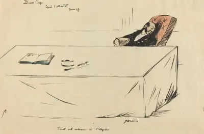 Efter attentatet, juni -97 av Jean-Louis Forain