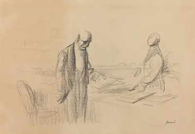Na konferenci, Jean-Louis Forain