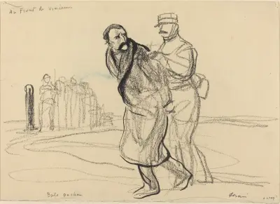 Au Front de Vincennes. Bolo pacha II av Jean-Louis Forain