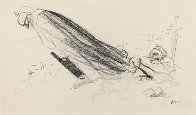 Ceux de la priemiere heure. ‘Sire! ou en somme-nous de ‘la guerre fraiche et joyeuse’…’ III av Jean-Louis Forain