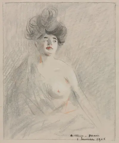 Kurtisan av Jean-Louis Forain