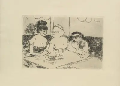 Croquis parisiens Pl.01 av Jean-Louis Forain