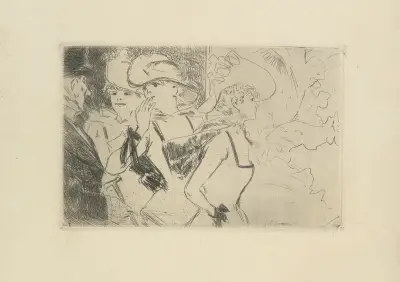 Croquis parisiens Pl.04 av Jean-Louis Forain