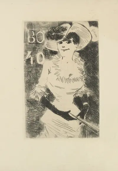 Croquis parisiens Pl.10 av Jean-Louis Forain