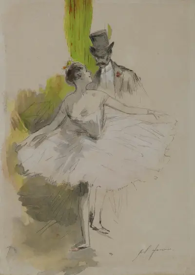 Bakom kulisserna av Jean-Louis Forain