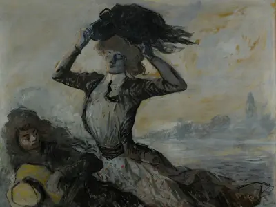 Départ, le coup de vent av Jean-Louis Forain