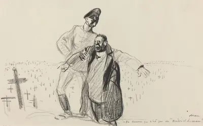 En somme ca n’est que du ‘materiel humain.’ av Jean-Louis Forain