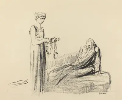 Fjättrar av Jean-Louis Forain