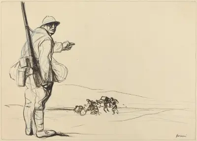 German Advance II av Jean-Louis Forain