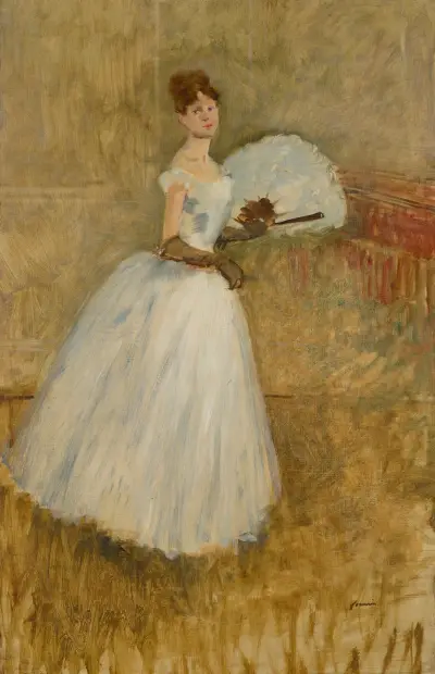 Isa Tyde, den vackra irländskan av Jean-Louis Forain