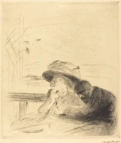 It’s Over! (large plate) av Jean-Louis Forain