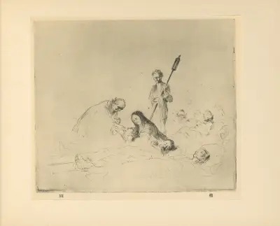 De sjukas nattvard av Jean-Louis Forain