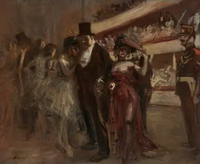 Operascenen av Jean-Louis Forain