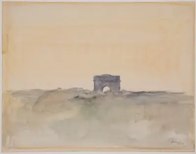 L’Arc de Triomphe de l’Étoile av Jean-Louis Forain