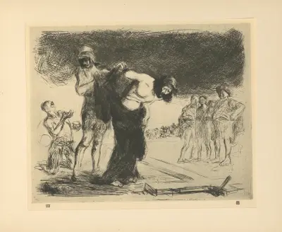 Kristus avklädd sina kläder av Jean-Louis Forain