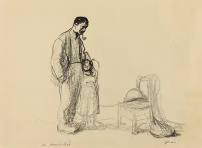Den demobiliserade II av Jean-Louis Forain