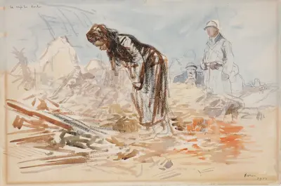 Bochernas återtåg av Jean-Louis Forain