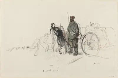 Le replis boche av Jean-Louis Forain