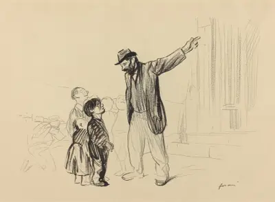 Fädernas kyrka av Jean-Louis Forain