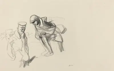 Lost Illusions II (probably 1918) av Jean-Louis Forain