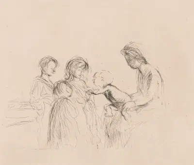 Madonna och barn av Jean-Louis Forain