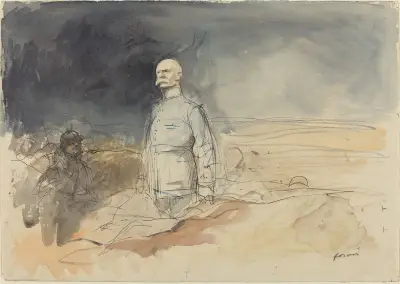 Marshal Petain av Jean-Louis Forain