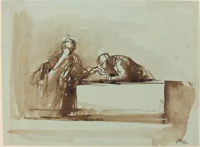 Men of Justice av Jean-Louis Forain