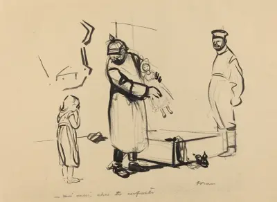 Nach Paris. -moi aussi, chai des enfants av Jean-Louis Forain