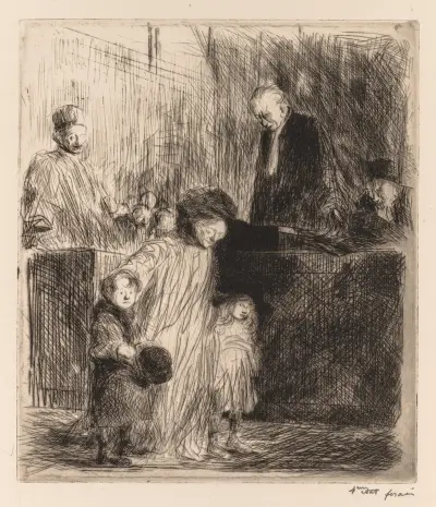 Utgången från rättegången av Jean-Louis Forain
