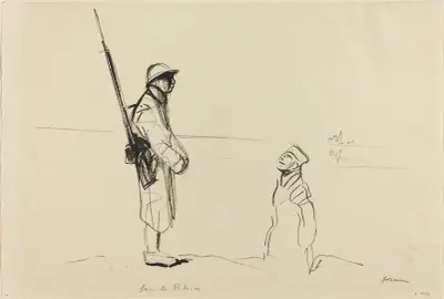 Vid Rhen av Jean-Louis Forain
