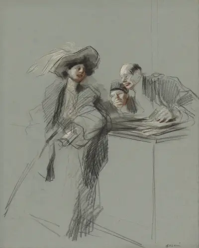 Klienten av Jean-Louis Forain