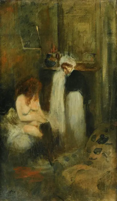 Toalettbordet av Jean-Louis Forain