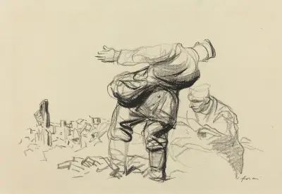 Kejsardömet förstör, republiken betalar av Jean-Louis Forain